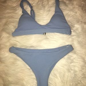 Zaful blue bikini